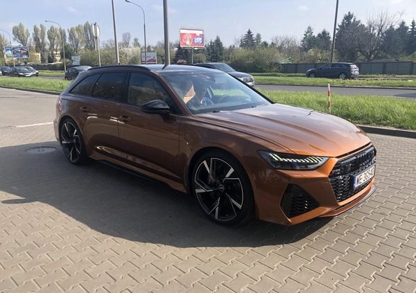 Audi RS6 cena 425000 przebieg: 133000, rok produkcji 2021 z Warszawa małe 232